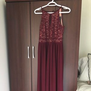Burgundy Formal Dress